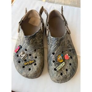 Mossy‎ Oak Element Camo Crocs Mens 9  Rubber